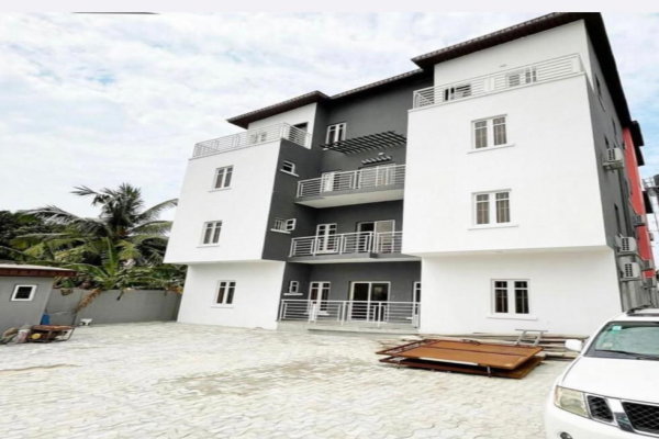 Serviced 3 bedroom flat with a BQ